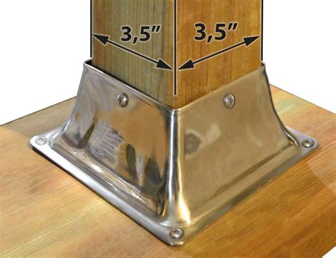 4x4 metal brackets|4x4 mounting brackets for decks.